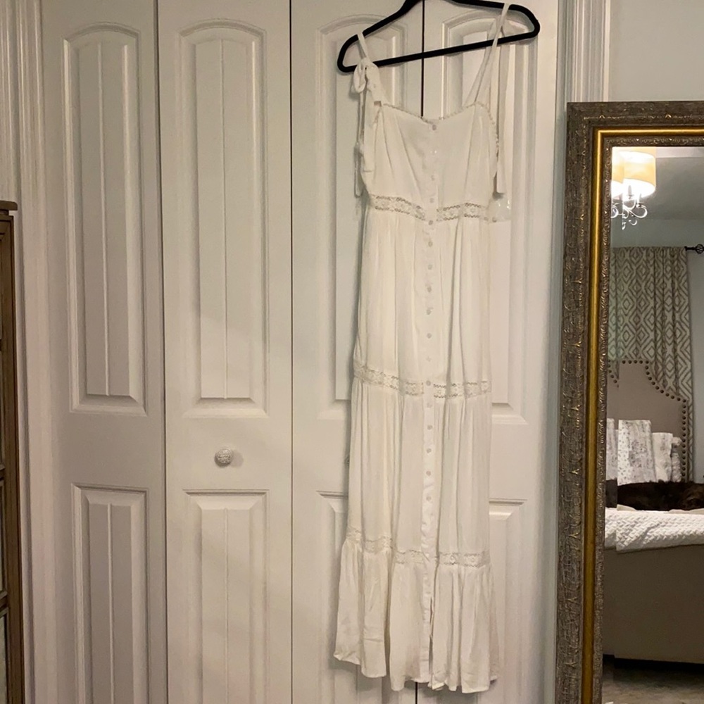 Forever21 long white dress